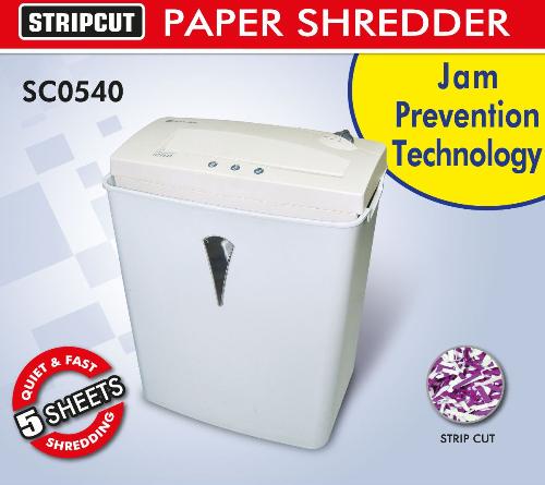 Atlas  Strip cut shredder 6mm 5sheets AS-S2-SC0540